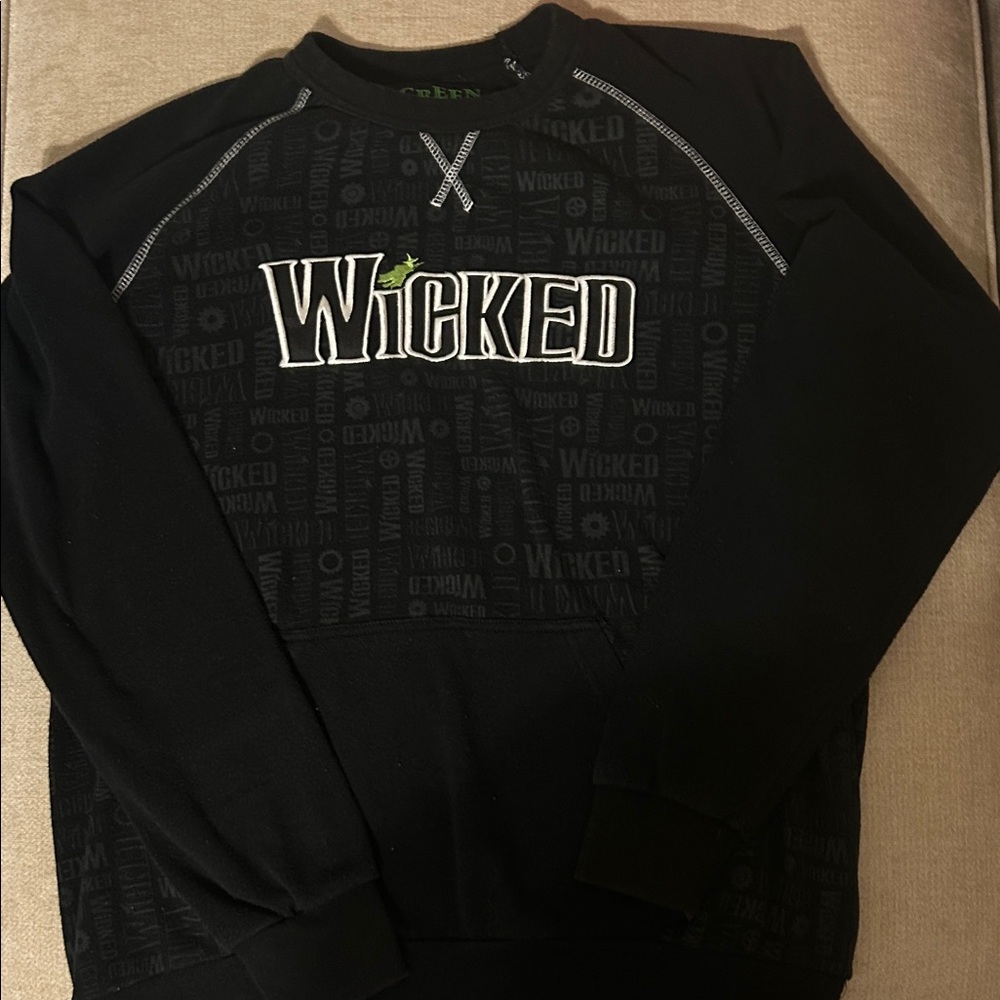 Wicked Logo Crewneck Sweater - Black